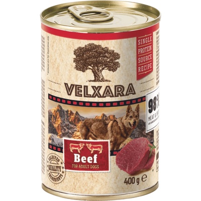 Velxara Paté Dog Adult Beef 400 g