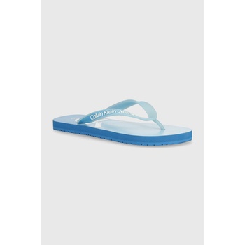 Calvin Klein Jeans Джапанки Calvin Klein Jeans BEACH SANDAL GRADIENT в синьо с равна подметка YW0YW01401 (YW0YW01401)