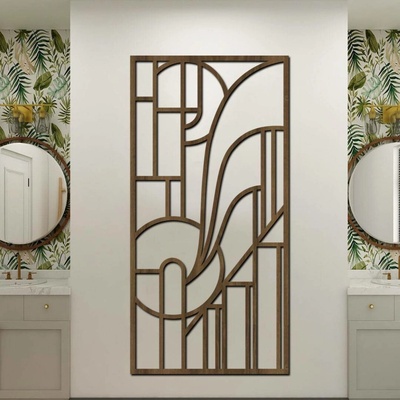 dřevo života Dřevěný panel na zeď GATSBY II Zvolte rozměr (cm): 47x95, Zvolte barvu dekoru: Ořech