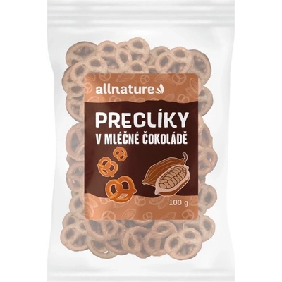 Allnature Preclíky v mléčné čokoládě 100 g – Hledejceny.cz