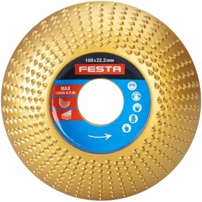 Festa Kotouč rašplový oblý 100 x 22.2 mm 21822