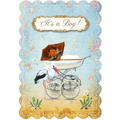 Gespaensterwald Картичка Gespaensterwald Romantique - It's a boy (1555140109)