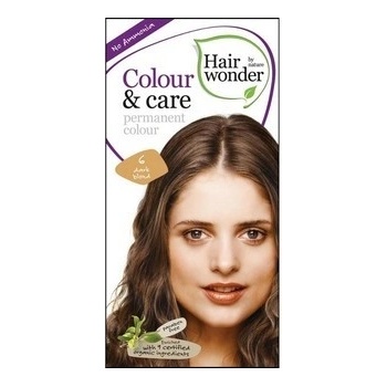 Hairwonder Colour & Care Bio prírodná dlouhotrvající farba na vlasy 6 Dark Blond - tmavá blond