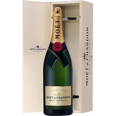 Moët & Chandon Impérial Brut Champagne 12% 3 l (drevená kazeta)