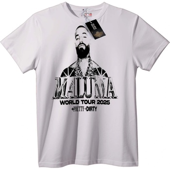 NOONEBRAND Тениска Maluma Световно турне 2025 - 7XL, Black