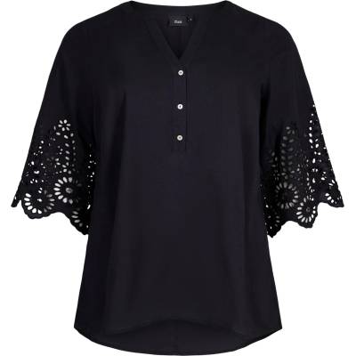 Zizzi Блуза 'Mriver' черно, размер XL