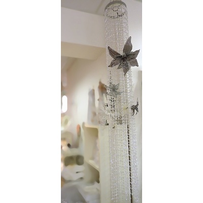 Závěsný diamantový lustr - 170 cm - krystal