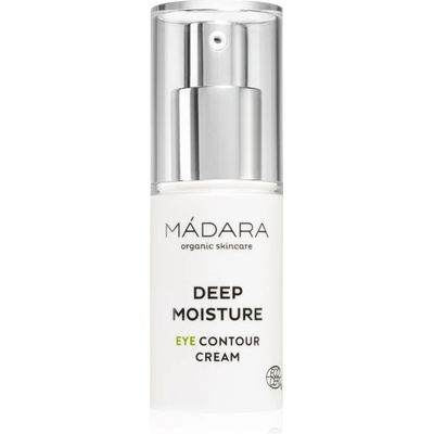 MÁDARA Cosmetics DEEP MOISTURE озаряващ крем за околоочната зона против отоци и тъмни кръгове 15ml
