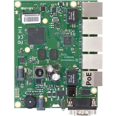 mikrotik RB450Gx4 кабелен рутер Гигабитов етернет Зелен (RB450GX4)