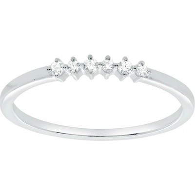 Eppi prsteň zo striebra s lab grown diamantmi Casper R49275