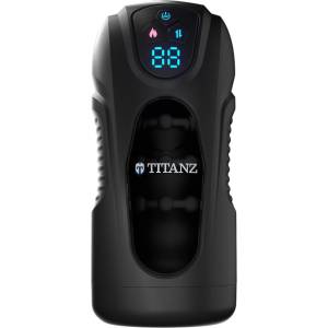 Titanz Ultimate Heat & Thrusting - автоматичен мастурбатор (черен) - lovesexshop