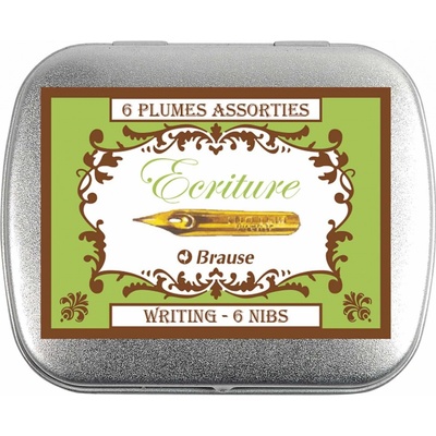Brause kaligrafická perka Ecriture sada 6 ks – Zboží Mobilmania
