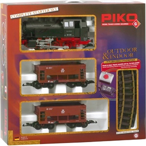 Piko G Start-Set товарен влак BR 80 + 2 вагонa за насипни товари (37100)
