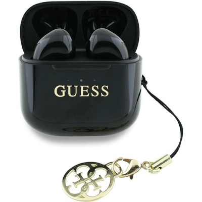 Guess Effect Printed Classic Logo & Charm Black