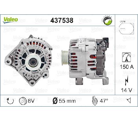 VALEO Alternátor 437538