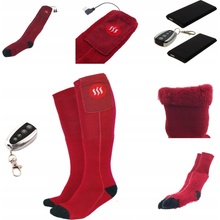 Glovii Socks Vyhrievané ponožky s ovládaním GQ3L červené