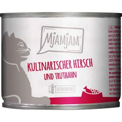 MjAMjAM kulinárska zverina a moriak s čerstvými brusnicami 6 x 200 g