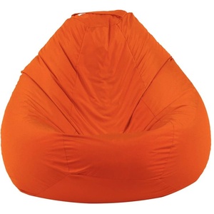 Pufrelax Калъф за пуф круша, 520л. , Nirvana Gigant - Teteron Orange Neon, (Не съдържа пълнеж), за открито