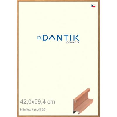 DANTIK rám na obraz 42 x 59,4 Dýha třešeň
