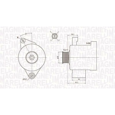 Generátor MAGNETI MARELLI 063731796010