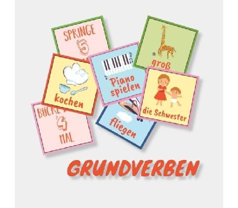 Basic verbs German (Outdoor Board Game)