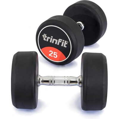 TRINFIT STYL Jednoruční činka pogumovaná 35 kg
