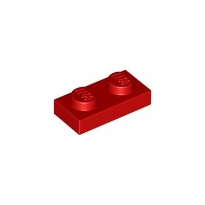 LEGO® 302321 platnička 1x2 Jasná červená