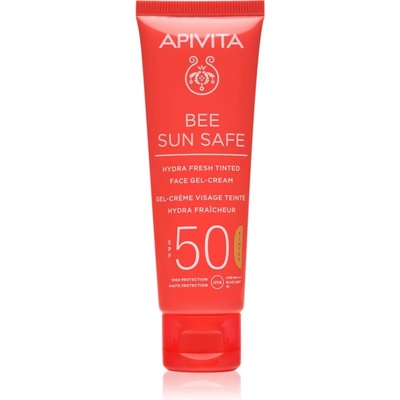 APIVITA Bee Sun Safe Hydra Face Tinted Gel-Cream SPF50 тониращ гел-крем SPF 50 50ml