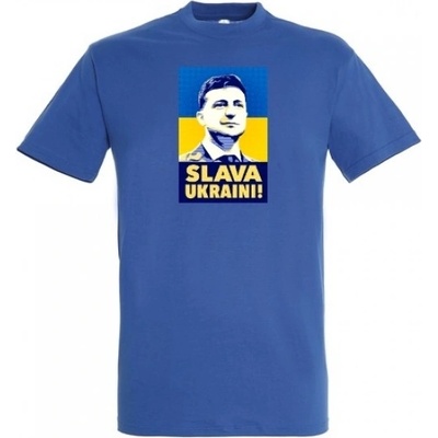 Ukrajina Slava Ukraini Zelenskyj modré