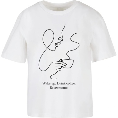 Mister Tee Тениска Drink Coffee Be Awesome Tee white XXLUB-MST362-00220 - Камуфлаж, размер XS