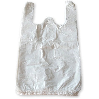Mikrotenová taška trhacia BIELA 10 kg 28 x 50 cm blok 100 ks