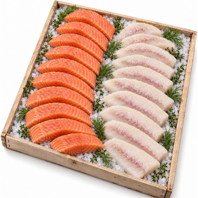 BOXXI Islandský box plný tresky a arktického lososa 3000 g