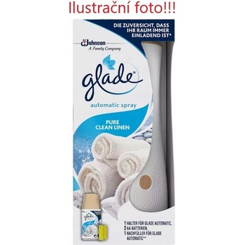 Glade Automatic Spray Pure Clean Linen automatický osviežovač vzduchu 269 ml