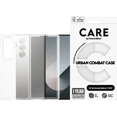Panzer Гръб Care by PanzerGlass за Samsung Galaxy Z Fold 7, Flagship Case, Urban Combat, Прозрачен