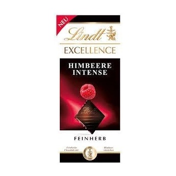 Lindt Excellence Horká čokoláda k kúskami malin 100 g