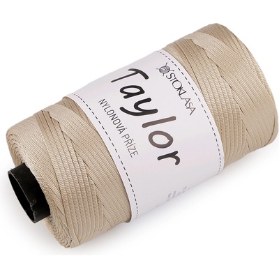 Nylonová pletací příze Taylor 250 g, střední, 3 béžová světlá