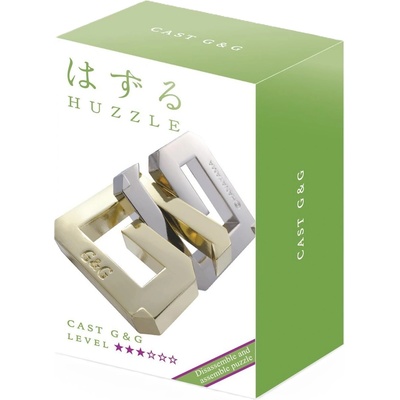 Hanayama Метален логически пъзел Hanayama - Cast Puzzle G&G Huzzle (515038)