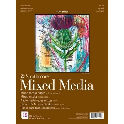 Strathmore Skicák pro fixy Marker v lepené vazbě 23 x 30,5 cm 190 g 24 listů – Zboží Mobilmania