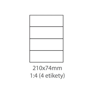 Ecodata biele 1000 listov ECO-21007400F
