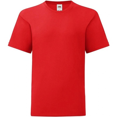 Fruit of the Loom children's t-shirt in combed cotton červená