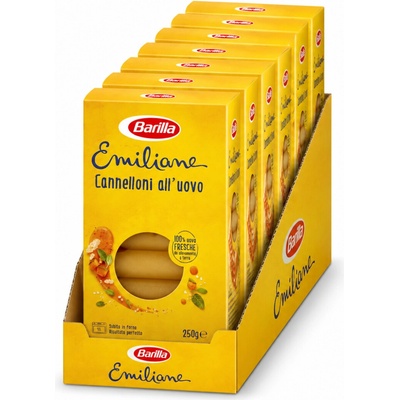 Barilla Emiliane Cannelloni Pasta all'Uovo 7 x 250 g