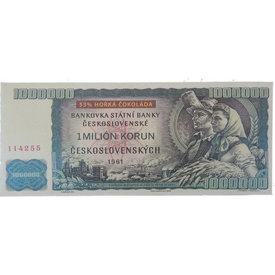 Fikar Čokoládová Bankovka 1.000.000 Kčs 60 g