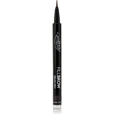 puroBIO Cosmetics Fillbrow маркер за вежди цвят 04 Soft Black 0.7ml
