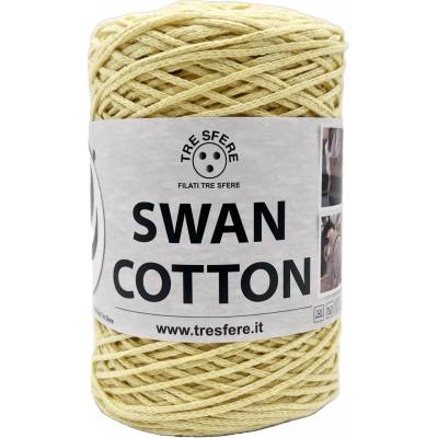 Příze šňůrková Swan Cotton světlá žlutá