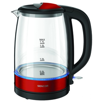 Sencor Електрическа кана Sencor SWK 7401RD, 2200 W, 1.7 L, Червен (SWK 7401RD) (SWK 7401RD)