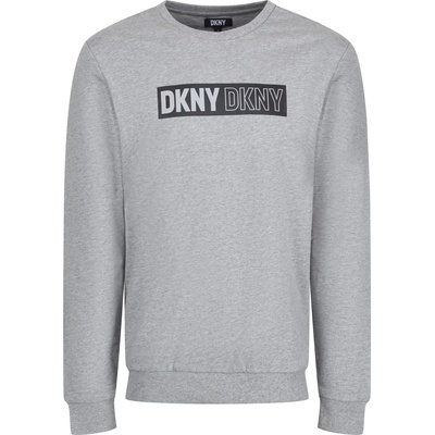 DKNY LSlv TopRBand Sn99 - Grey Marl