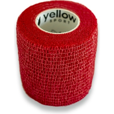 yellowBAND Kohézne ovínadlo 5 cm červená