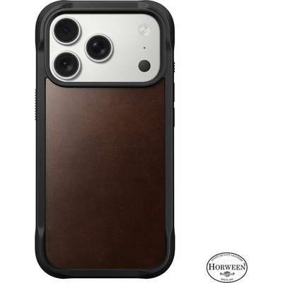 Nomad Rugged Leather Case Rustic Brown (Horween) iPhone 17 Pro NM011819858