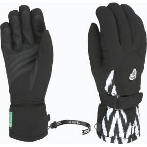 Level Дамски скиорски ръкавици Level Hero W black/white