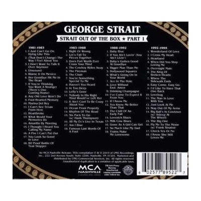 George Strait - Strait Out Of The Box - Part 1 CD